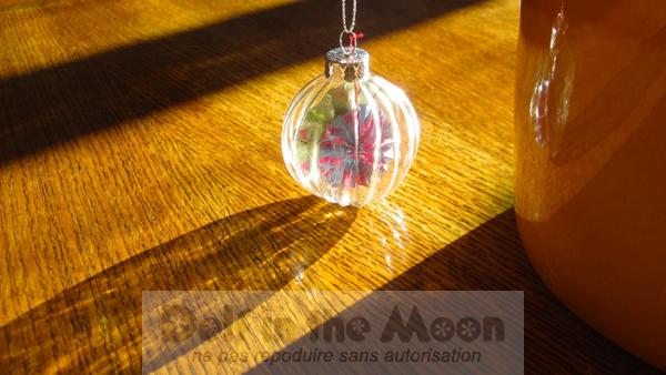Boule de noël #1 : origami rosace