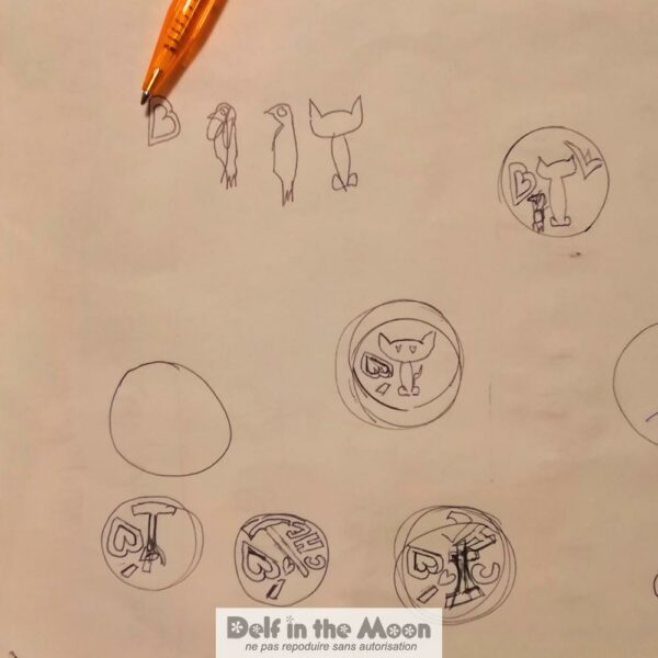 des essais du dessins