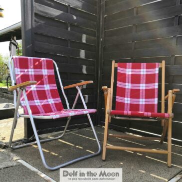 Réfection de deux fauteuils de jardin