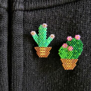 Broches cactus