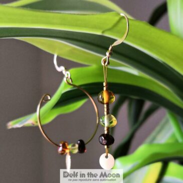 Boucles d&rsquo;oreilles Bernadette de la Baltique