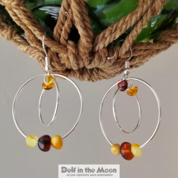Boucles d&rsquo;oreilles Mathilde de la Baltique